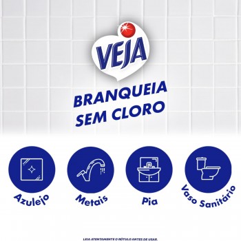 Limpador Banheiro Tira Limo Veja Antibac Oxi Lavanda 400mL Refil