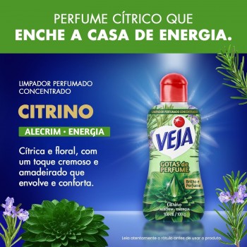 Aromatizante Essência Veja Citrino Alecrim 100mL