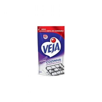 Limpador Desengordurante Cozinha Veja Lavanda 400mL Refil 