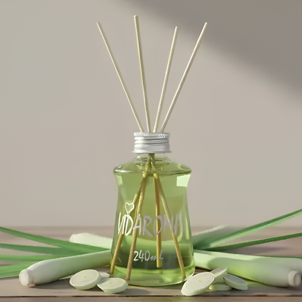 Difusor de Ambientes Vidaroma 240mL Capim Limão