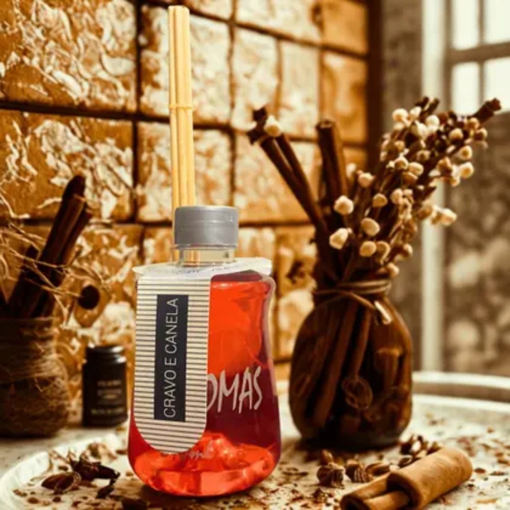 Difusor de Ambientes Vidaroma 240mL Cravo e Canela