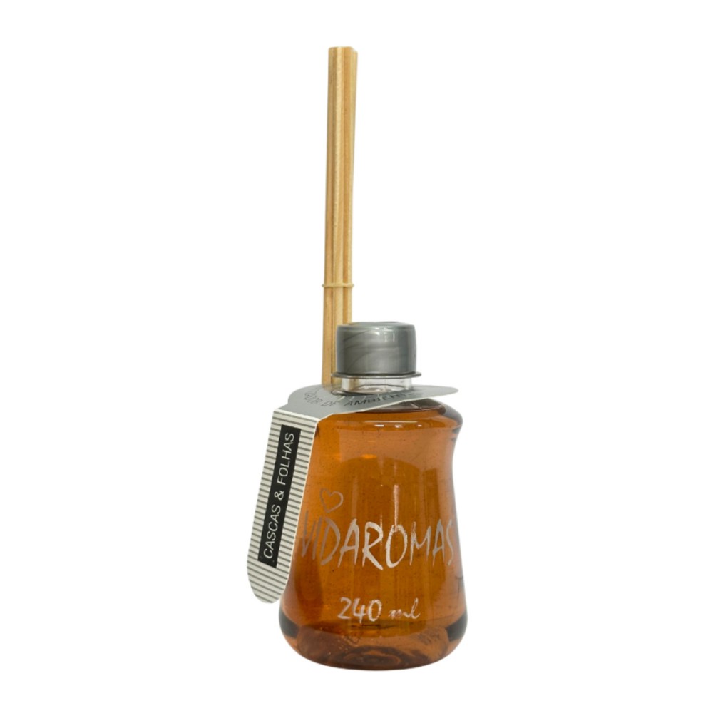 Difusor de Ambientes Vidaroma 240mL Cascas e Folhas