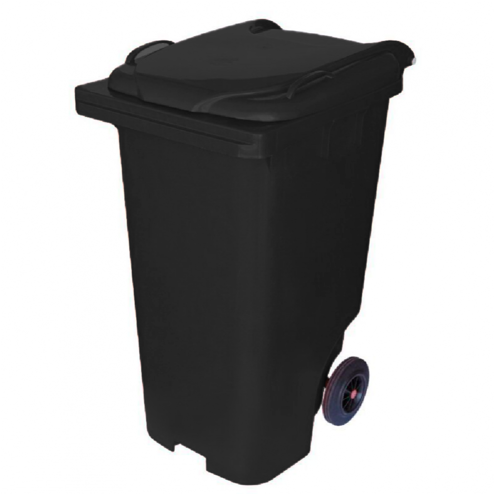 Lixeira Gari 240L com Rodas JSN Preto