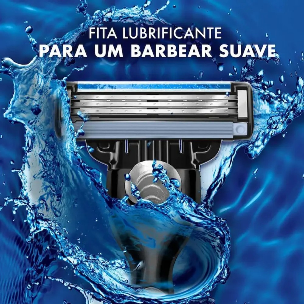 Carga para Aparelho de Barbear Gillette Mach3 com 1 unid