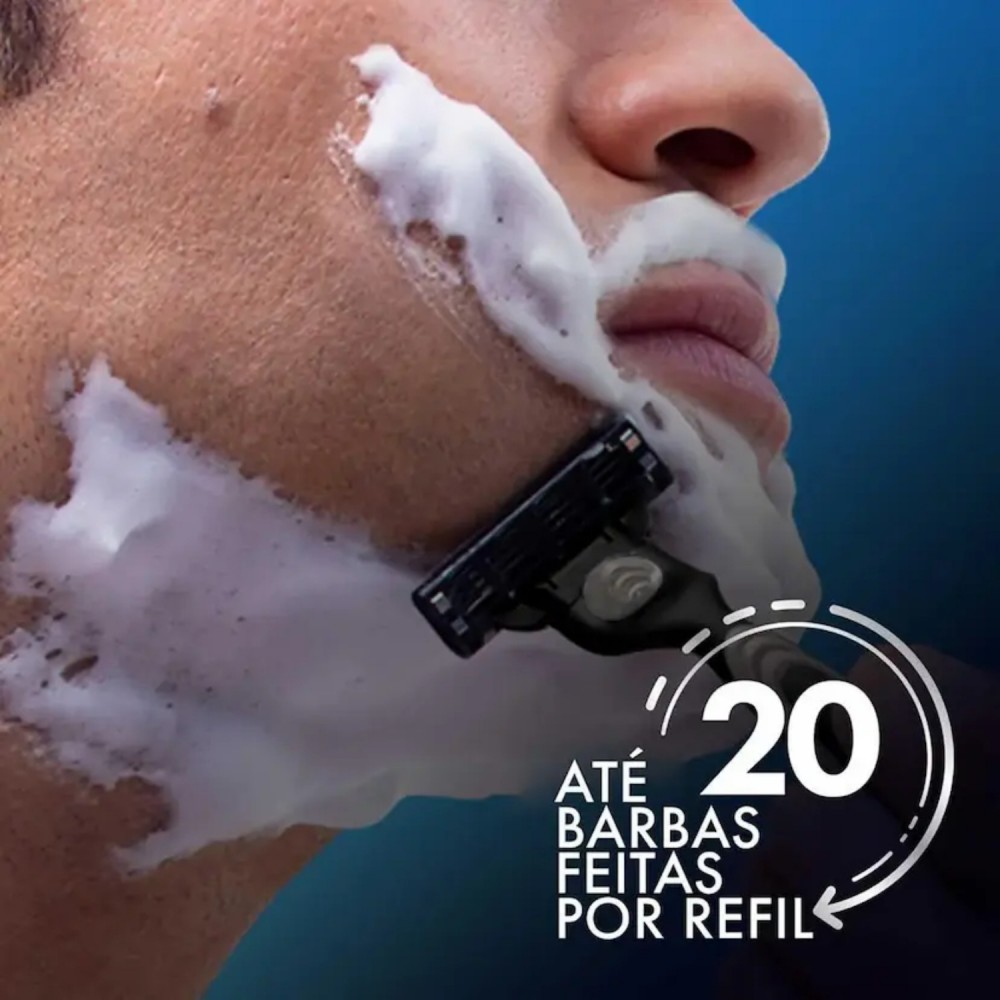 Carga para Aparelho de Barbear Gillette Mach3 com 1 unid