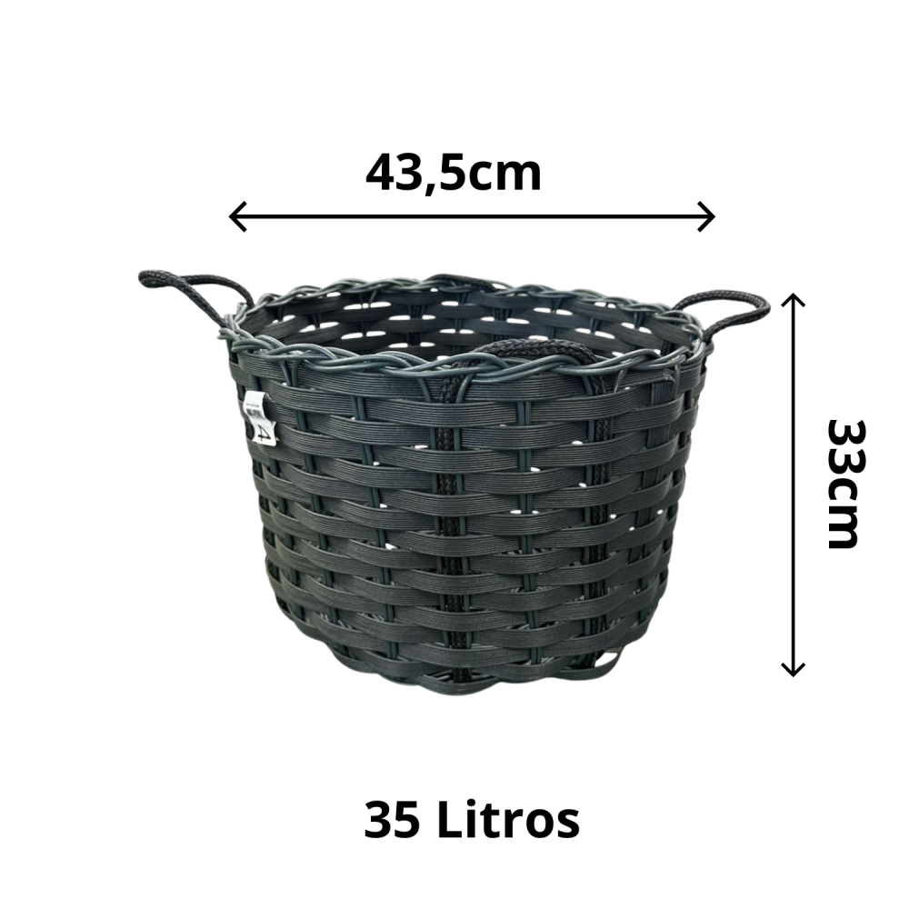 Balaio para Grama de Poliéster com Alça 35L 