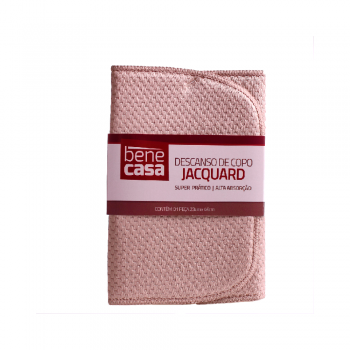 Pano Escorredor de Copos e Louças Bene Casa 23x46cm Jacquard