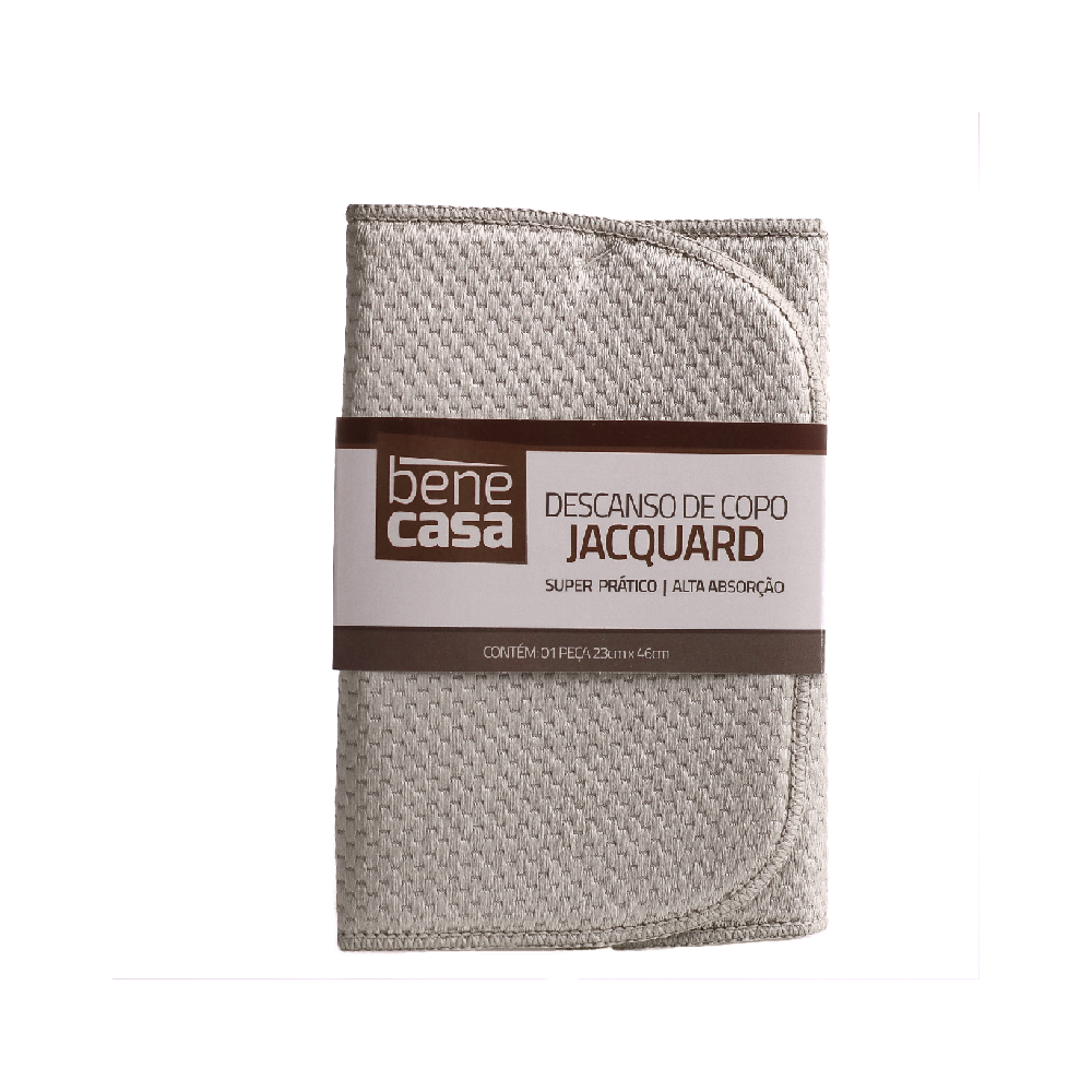 Pano Escorredor de Copos e Louças Bene Casa 23x46cm Jacquard