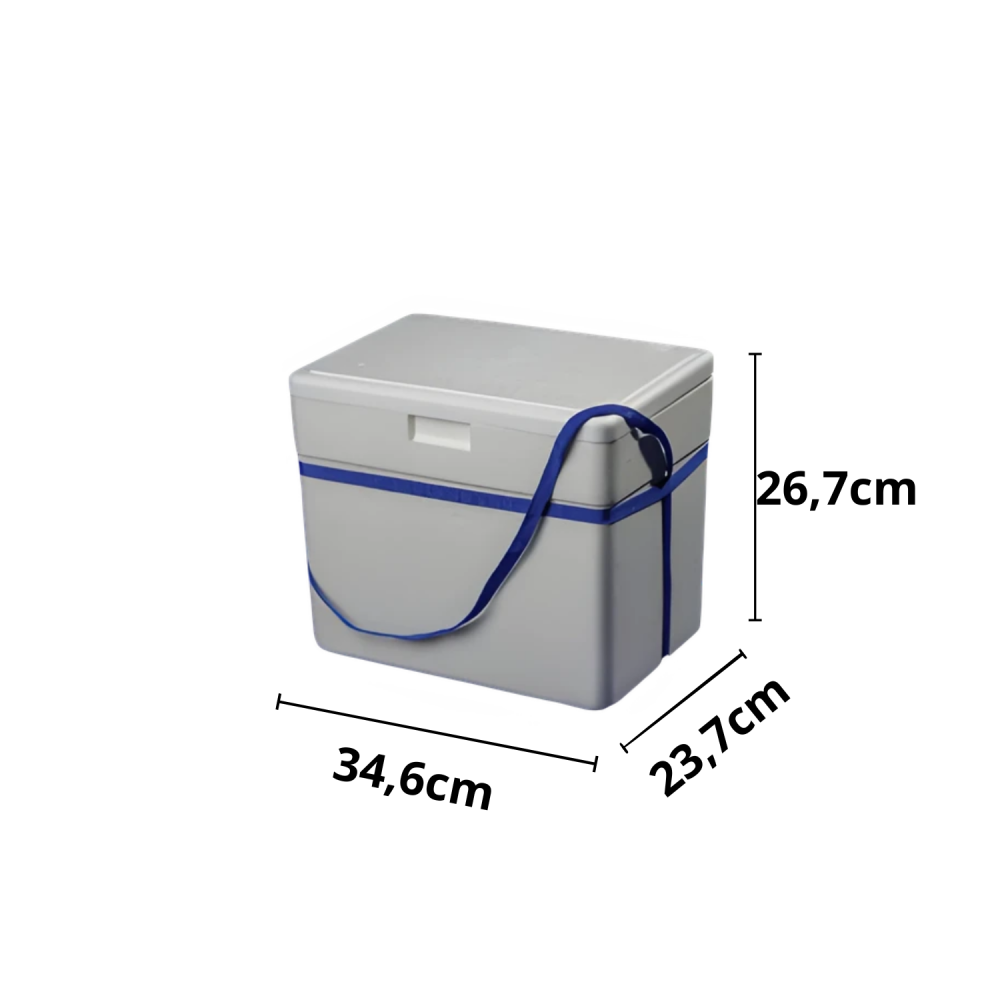 Caixa Térmica de Isopor Kiisotherm 13L