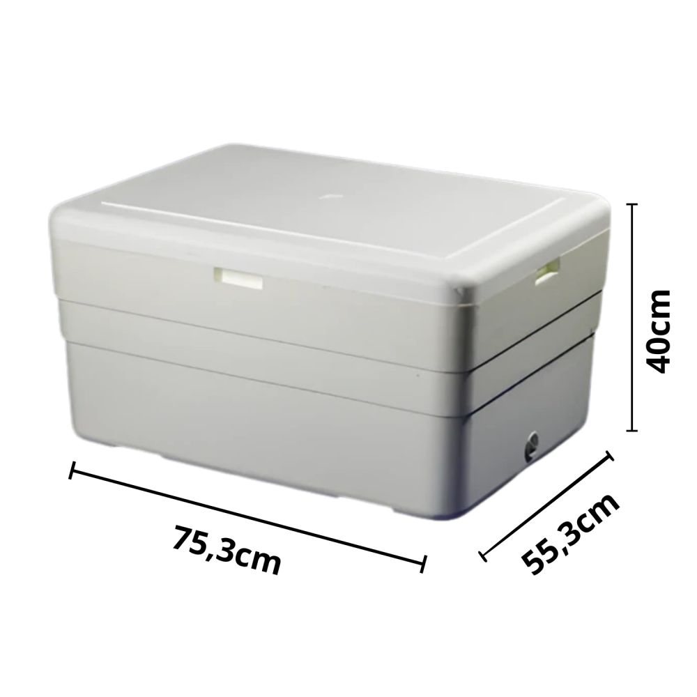 Caixa Térmica de Isopor Kiisotherm 80L