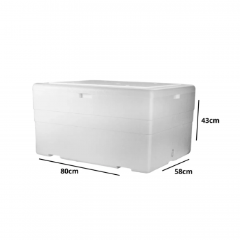 Caixa Térmica de Isopor Kiisotherm 100L