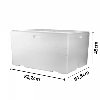 Caixa Térmica de Isopor Kiisotherm 120L