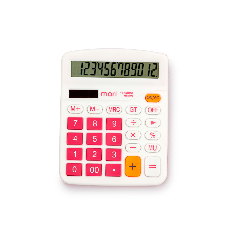 Calculadora 12 dígitos Desk Colors Mori