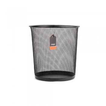 Lixeira Telada Metal 10L Mori Preta