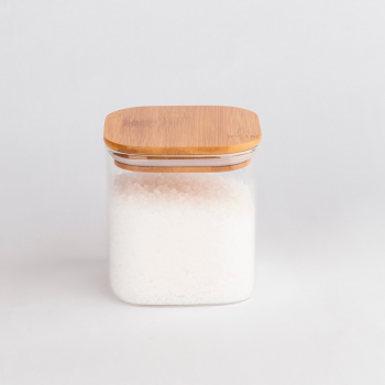 Pote de Vidro Quadrado 800ml Mori