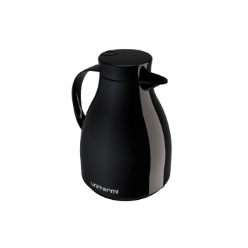 Garrafa Térmica de Rosca Bule 500mL Unitermi Paris Preta