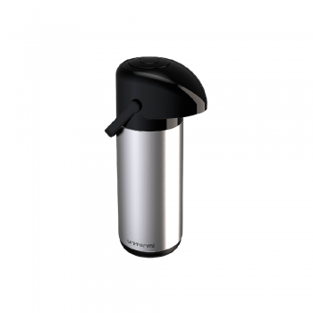 Garrafa Térmica de Pressão 1L Unitermi Verona Inox