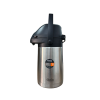 Garrafa Térmica de Pressão 1,3L Paramount Premium Inox Parede Dupla