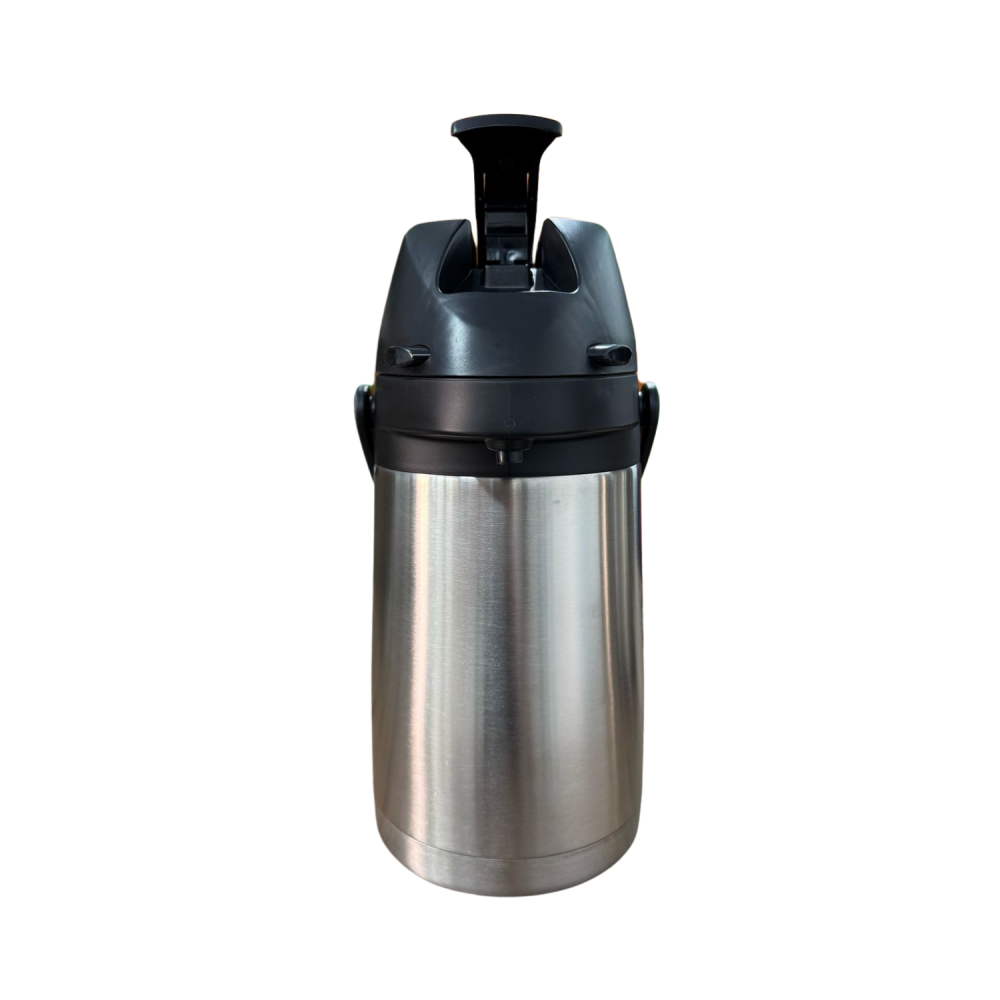 Garrafa Térmica de Pressão 1,3L Paramount Premium Inox Parede Dupla