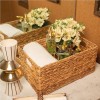 Cesto de Fibra Natural com Alça Seagrass Paramount 36x25x20cm