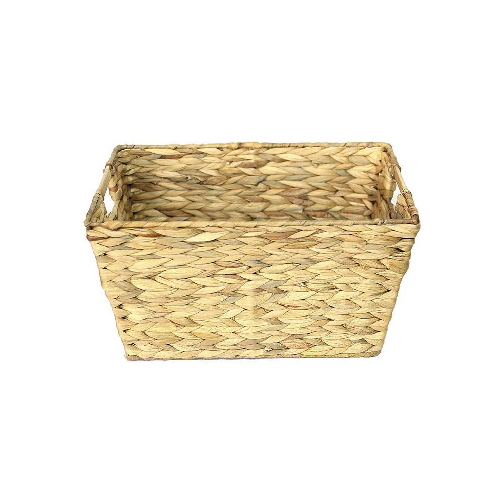 Cesto de Fibra Natural com Alça Seagrass Paramount 36x25x20cm