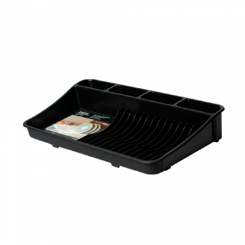 Escorredor de Louças de Plástico Paramount Fly c/Extensor Preto
