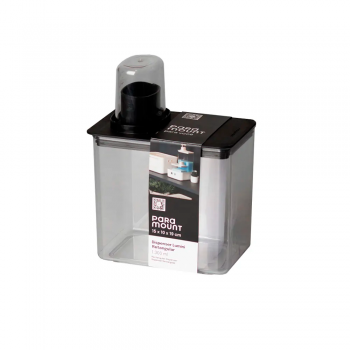 Porta Sabão em Pó Paramount Lumini Preto 1,3L