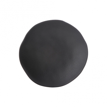 Prato de Louça Fundo 21,2cm Porto Brasil Orgânico Preto Matte