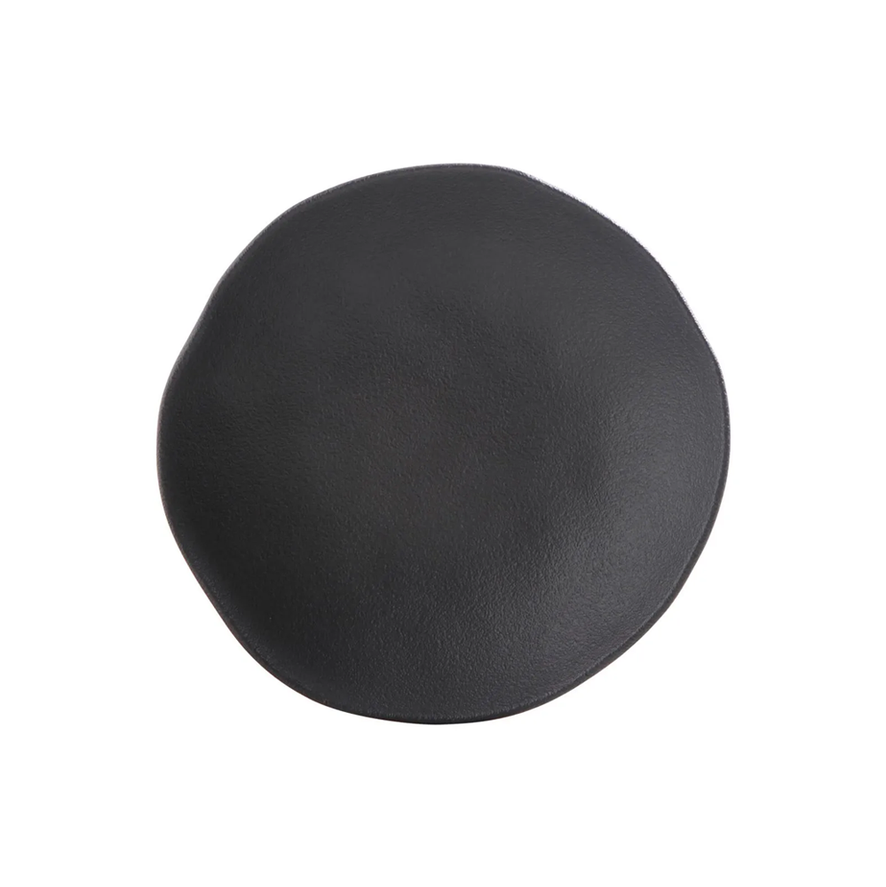 Prato de Louça Fundo 21,2cm Porto Brasil Orgânico Preto Matte