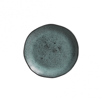 Prato de Louça de Sobremesa 19,5cm Porto Brasil Orgânico Petroleum 