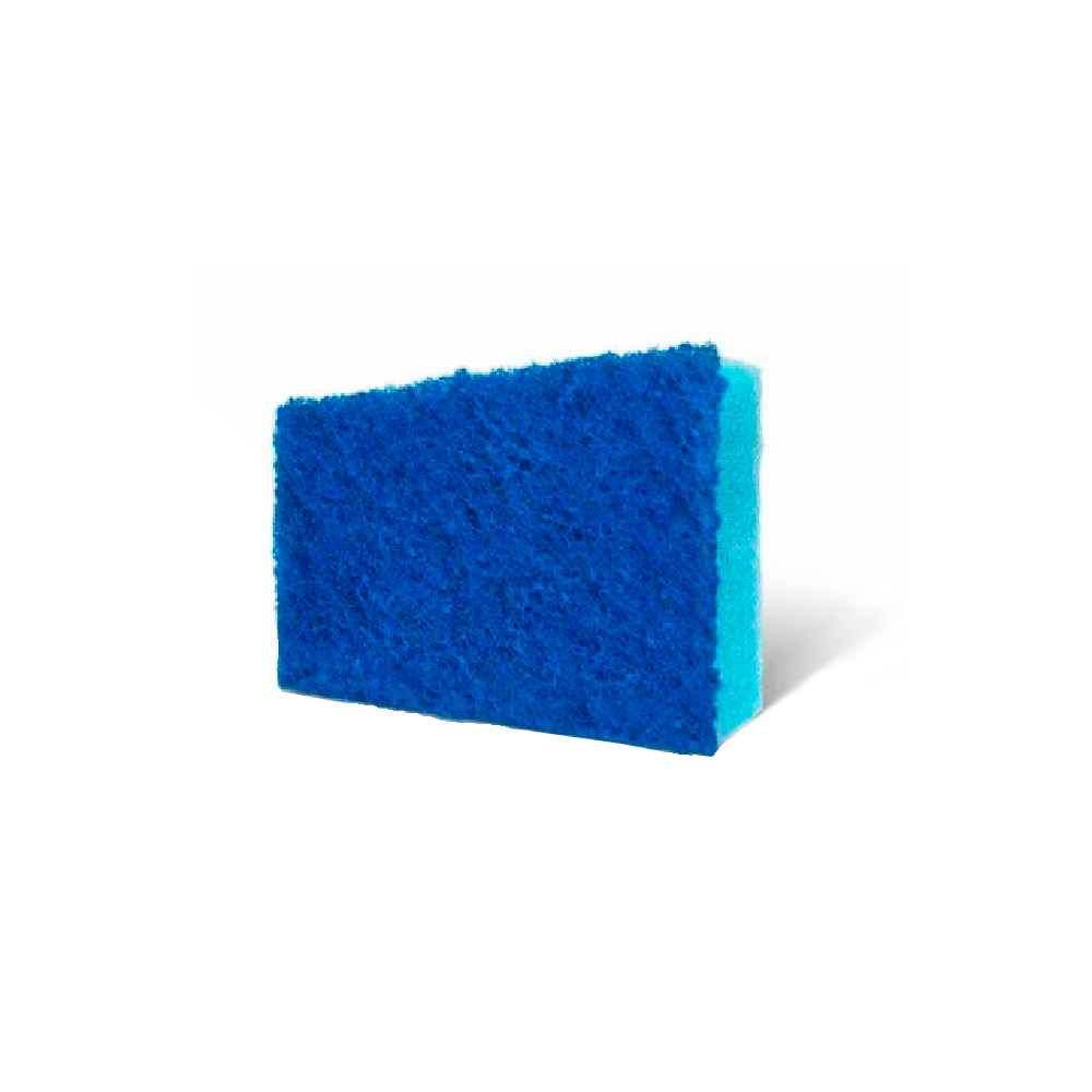 Esponja Dupla Face Multiuso 3M Scotch Brite com 3 unid. - Azul Não Risca PRO