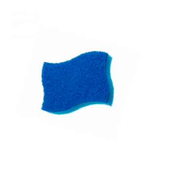 Esponja Dupla Face Multiuso 3M Scotch Brite com 3 unid. - Azul Não Risca