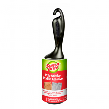 Rolo Adesivo para Roupa 3M Scotch Brite com 21 folhas Aplicador