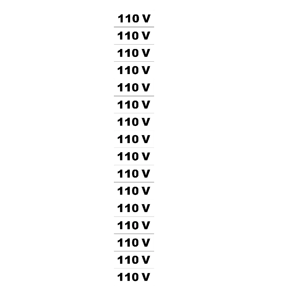 Placa de Sinalização Plástica Ferja 110V