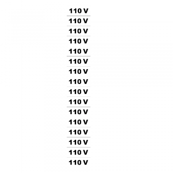 Placa de Sinalização Plástica Ferja 110V