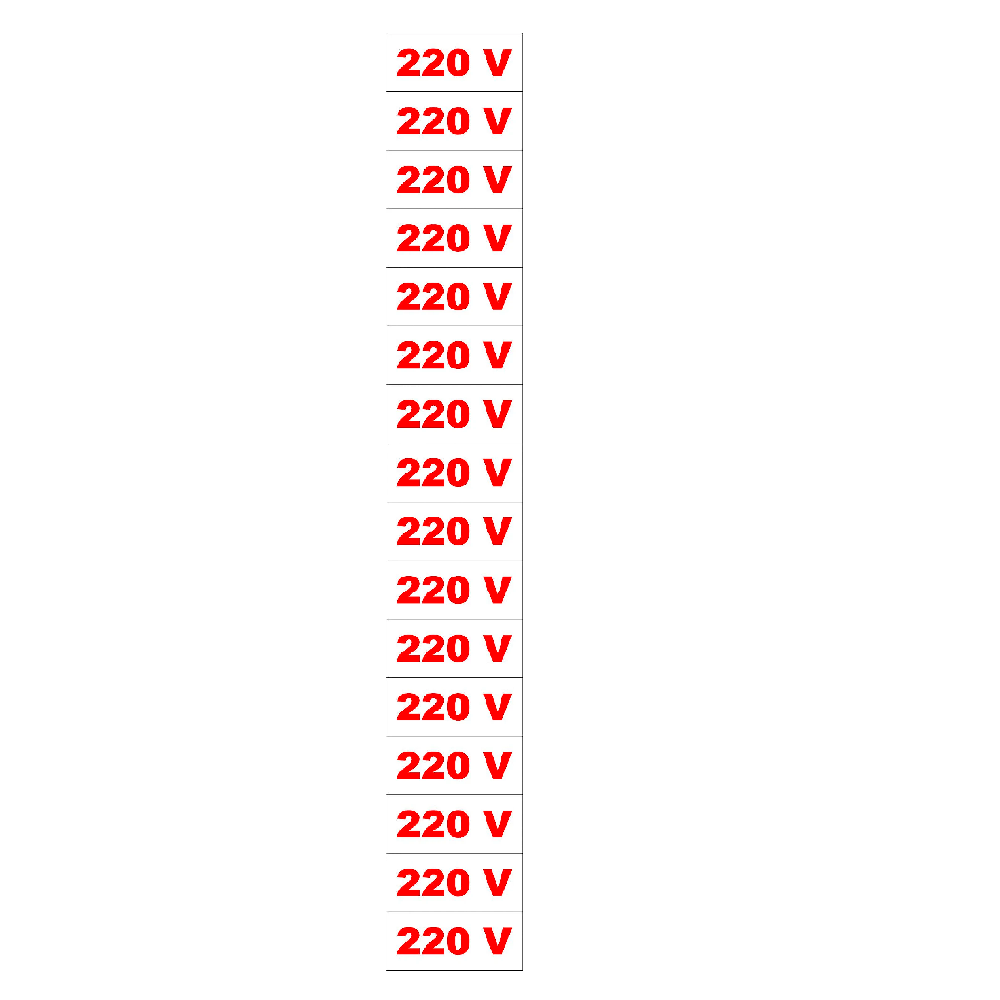 Placa de Sinalização Plástica Ferja 220V