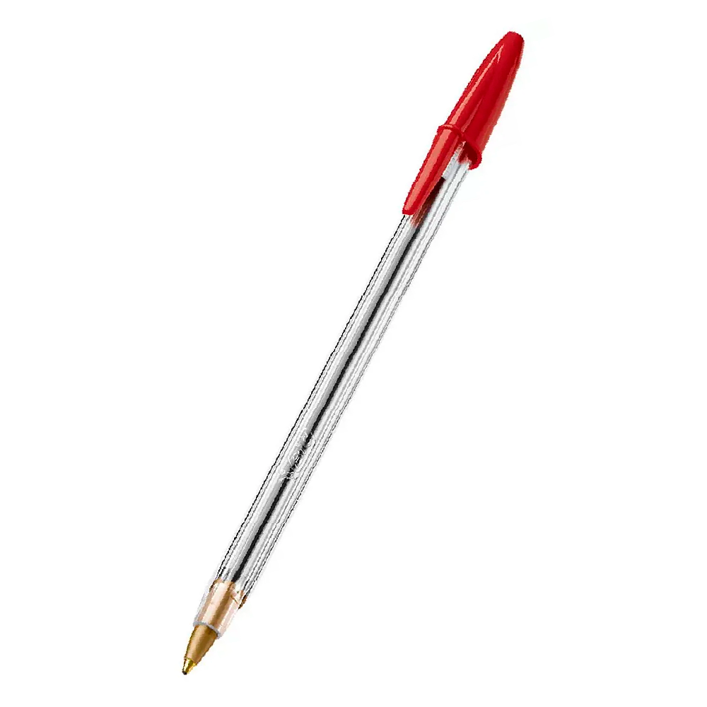 Caneta BIC Vermelha Cristal com 1 unid.