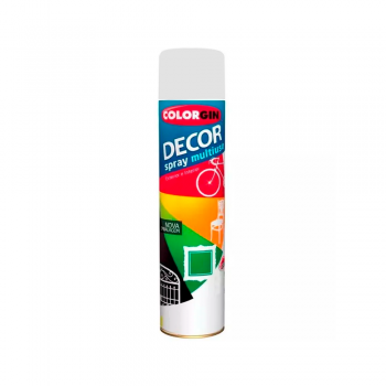 Tinta em Spray 360 mL Colorgin Branco Fosco
