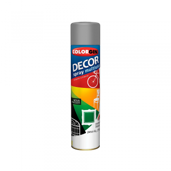 Tinta em Spray 360 mL Colorgin Cinza