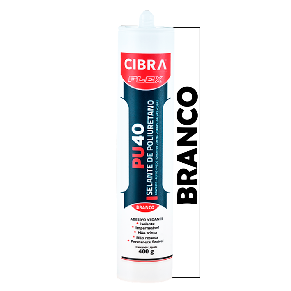 Selante PU 400g Cibra Branco