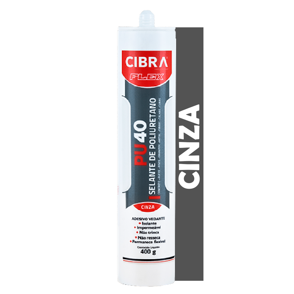 Selante PU 400g Cibra Cinza