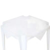 Toalha Mesa Plástica Descartável 80x80cm com 10 unid. - Branca
