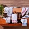 Pano de Prato Gourmet Appel Home 45x68cm Xadrez Cinza