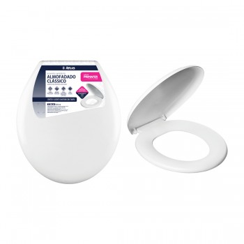 Assento Sanitário Atlas Primafer Almofadado Branco