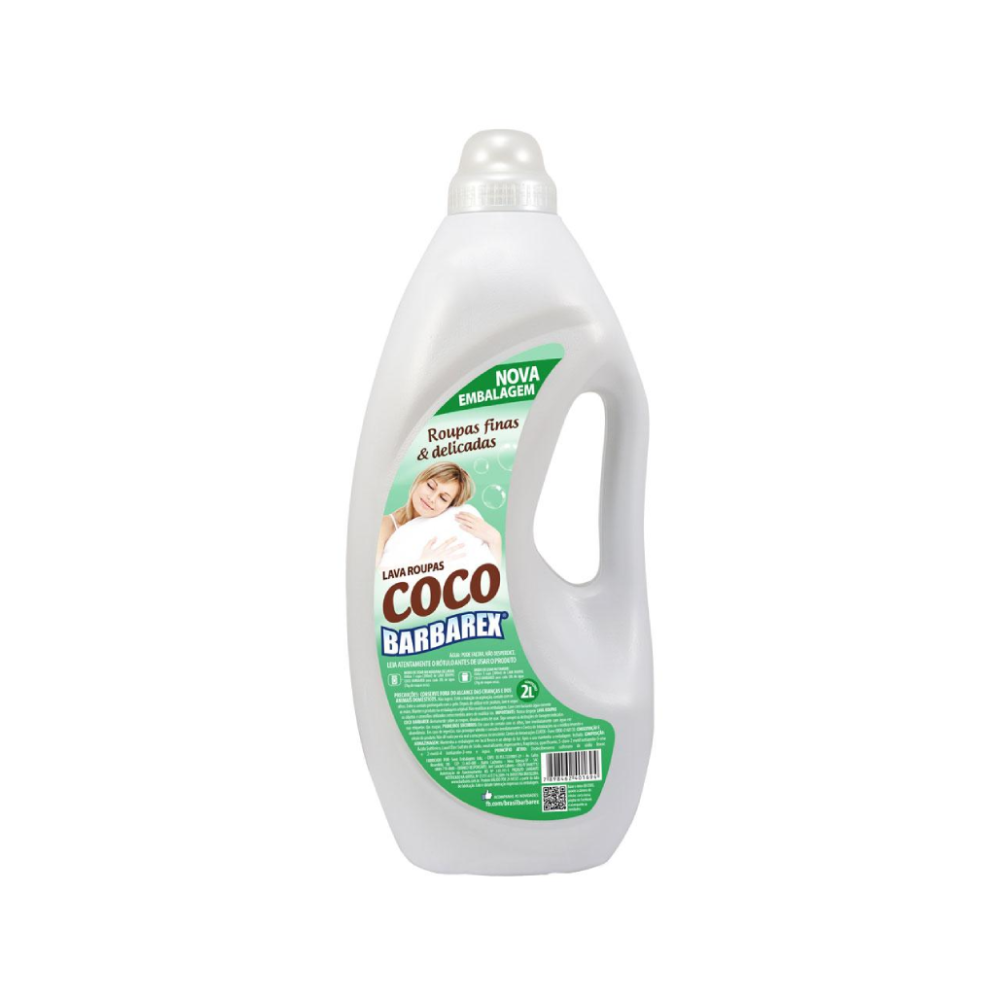 Lava Roupas Líquido Coco Barbarex 2L