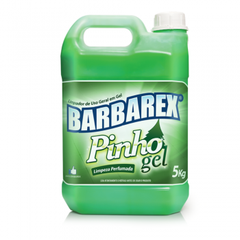 Limpador Perfumado Gel Barbarex Pinho Gel 5L