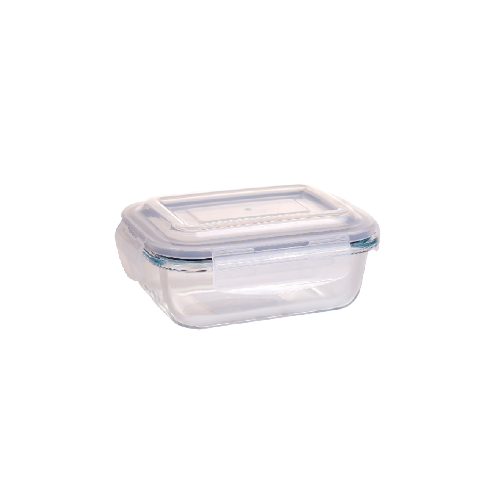Pote de Vidro Retangular 370mL Bene Casa