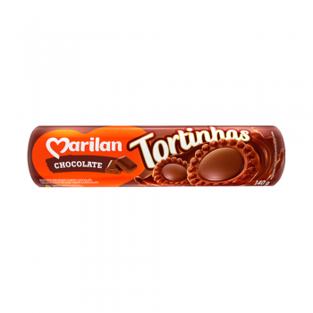 Biscoito Recheado Marilan Tortinhas Chocolate 140g