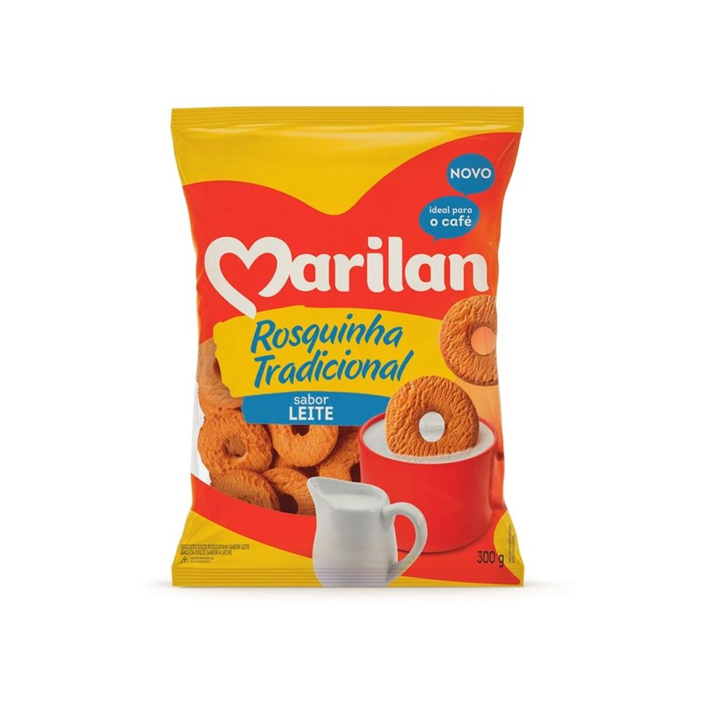 Biscoito Rosquinha Leite Marilan 300g