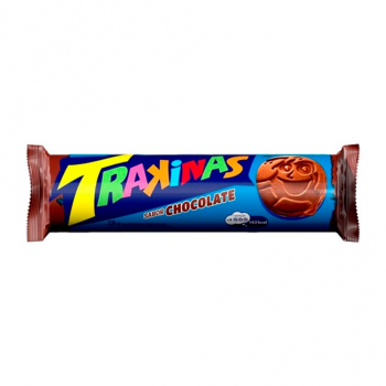 Biscoito Recheado Trakinas Chocolate 126g